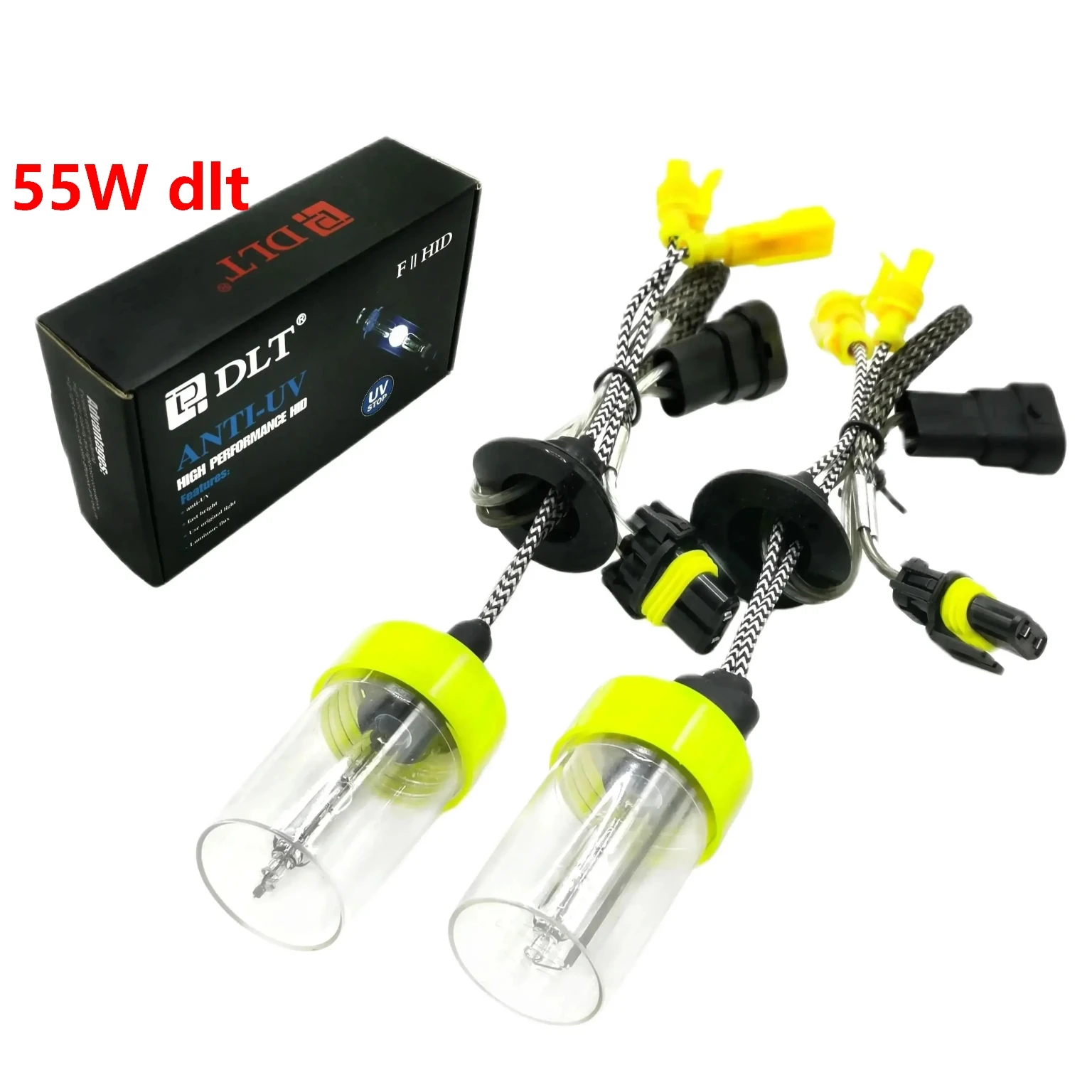 

Genuine DLT 55W 9012 Hir2 H1 H3 h7 H11 HB3 HB4 Xenon Globes 4800LM 9005 9006 50%up Brightness 12V Cars HID Headlights