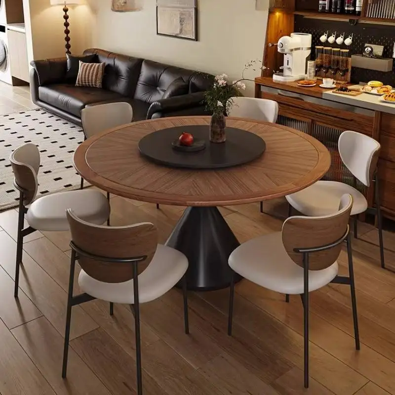 

Wood Design Restaurant Tables Luxury Minimalist Dinette Island Dinner Table Kitchen Console Muebles Para Hogar Furniture Home