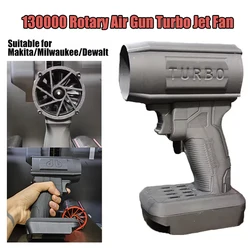 Mini Turbo Jet Fan Electric Air Duster Powerful Air Blower Fan Adjustable 130000RPM Wind Speed Car Computer Cleaning Tool