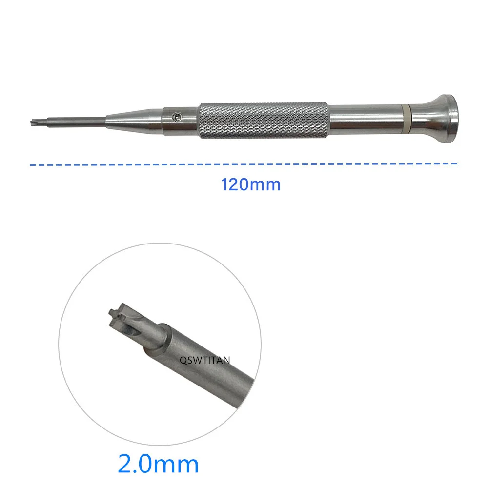 Cross-head Screwdriver Stainless Steel for ALPS Titanium Leather Stud 1.1mm Screw Cross Screwdriver