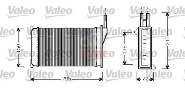 Store code: 812129 heater radiator for SIERRA air conditioner BINEK (imported)