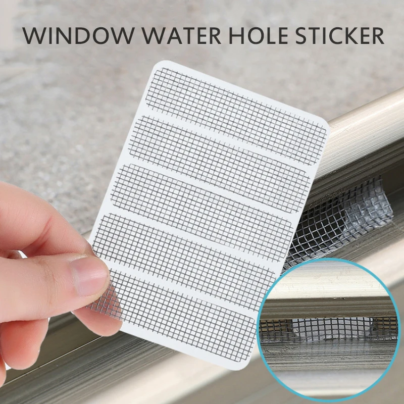 15/25/50pcs Anti-insect Fly Bug Door Window Mosquito Screen Net Repair Tape Patch Adhesive Window Repair Accessories