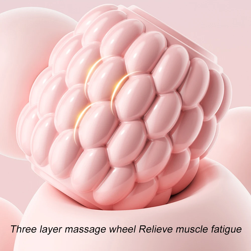 

1 шт. инструмент для массажа от целлюлита, средство для удаления целлюлита для ног, массажный ролик, массажный ролик для мышц, 18 роликов, массажер для похудения ног