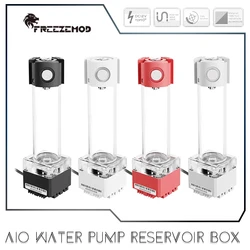 Bykski Water Cooling DDC AIO Pump Reservoir 100-200mm Res Pump Combo PWM Control New Silent 5V/12V RGB CP-PARX-X-CT60