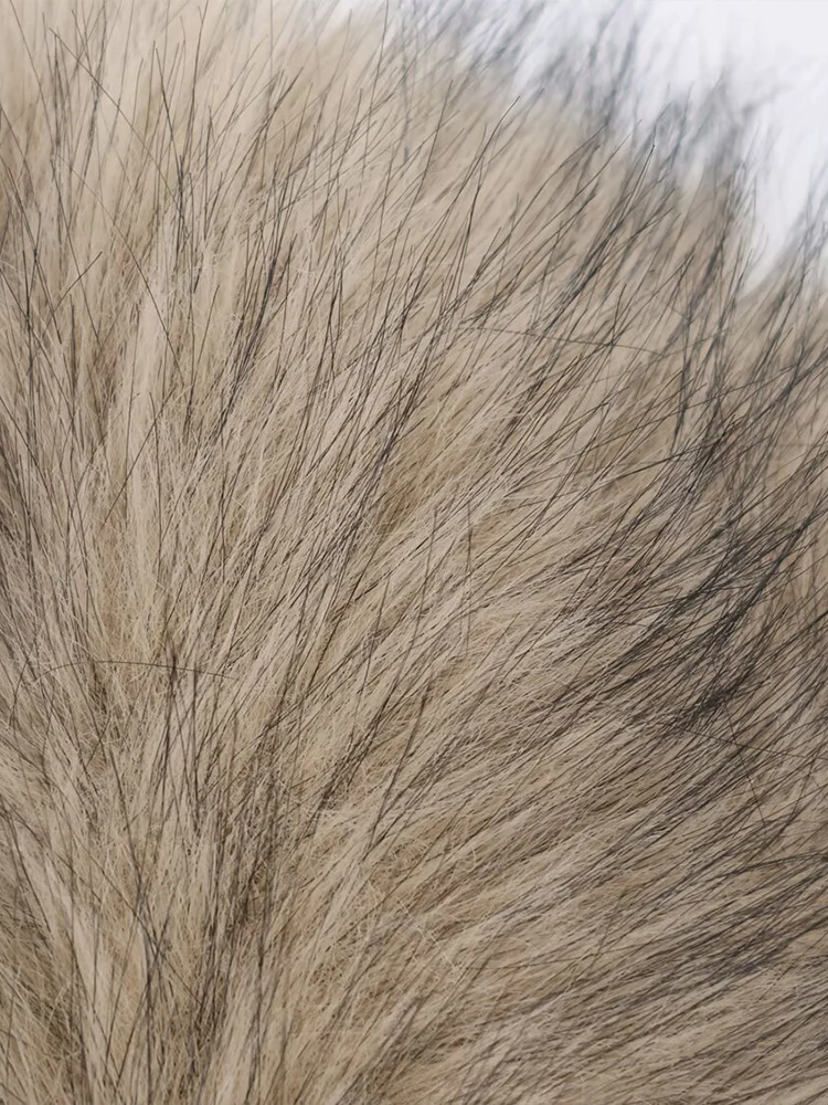 Jaket setelan wanita gaya Eropa, serbaguna, elegan, dan simpel dengan efek kulit suede dan bulu imitasi.