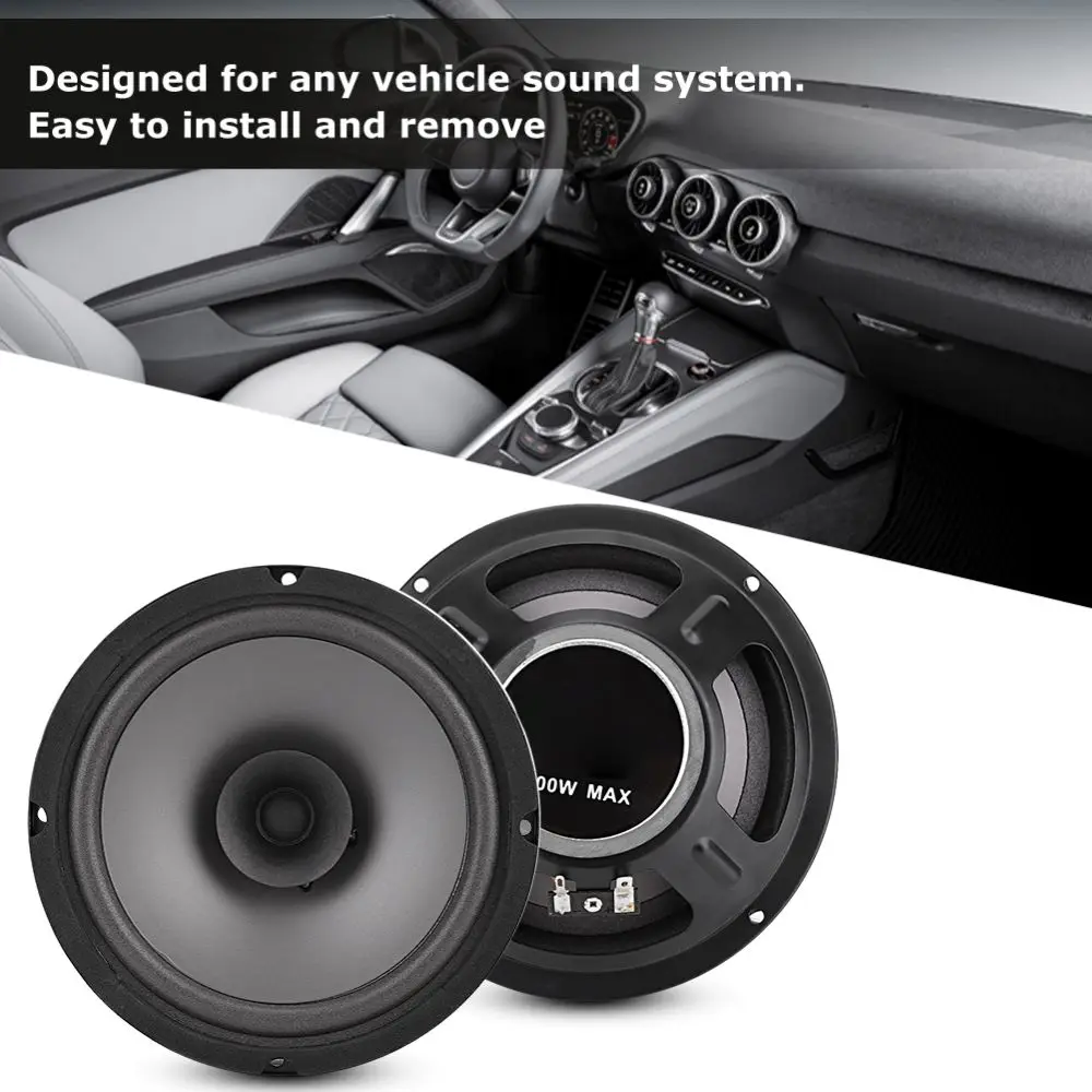 6 Inch 500W Universal Car HiFi Coaxial Speaker Vehicle Door Auto Audio Music Stereo Full Range Frequency Loudspeaker - Image 2