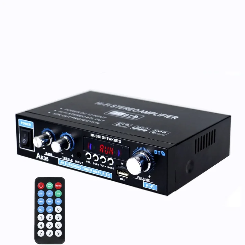AK35 Digitaler Leistungsverstärker Bluetooth U Disk Power Amplifier Zweikanaliger Leistungsverstärker