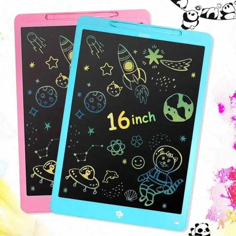 8.5/10/12/16 นิ้วการ์ตูน LCD การเขียนแท็บเล็ต,Doodle Board ของขวัญของเล่นสําหรับ 3-12 ปีเด็กหญิง,drawing Pad สําหรับเด็ก