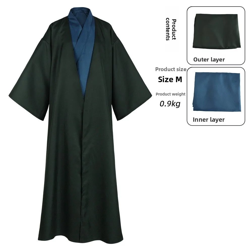 loween Cosplay Robe Magic Wizard Costume Stage Performance Clothes for Women loween Themed  Voldemort Outfit