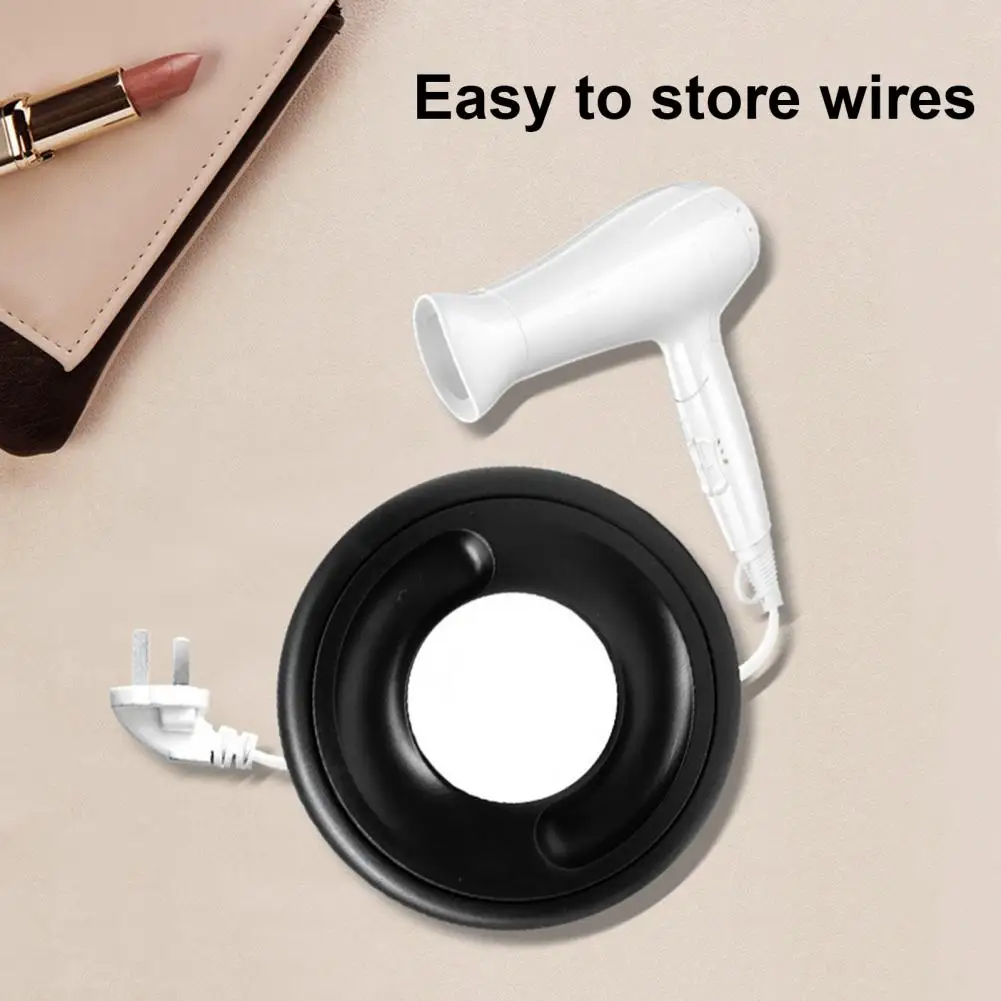 Reliable Flame Retardant Network Cable Management Flexible USB Cable Reel Reusable ABS Power Cord Organizer for Household