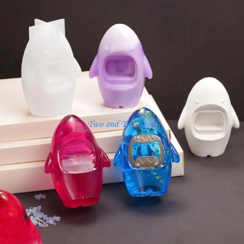 HX6F Handcrafting Materials Set Flaschenöffner Silikonformen Set Crafting Molds