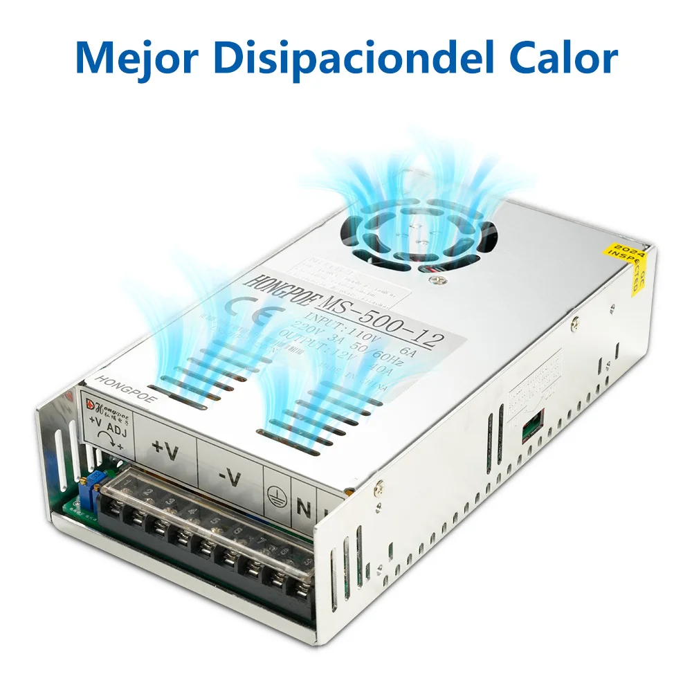 500W 600W 1000W 1500W Einstellbares Netzteil 0-12V 15V 24V 36V 48V 60V 72V 85V 90V 110V 150V 200V 110/220V Ac zu DC Smps – Detail 3