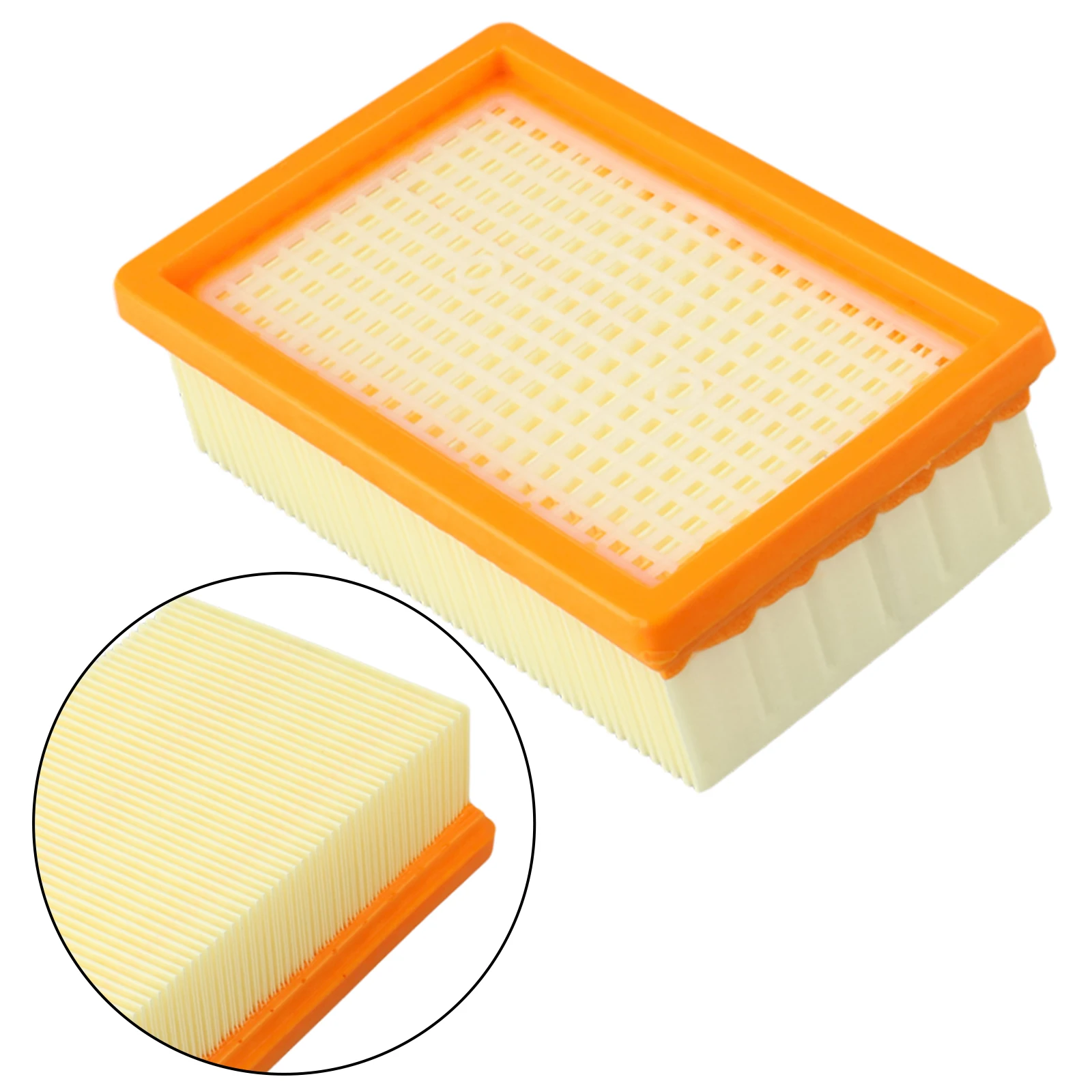 Effective Dust Removal Solution Replacement Parts NO White K rcher Vacuum Filter Long-lasting Performance Stronger Suction Power
