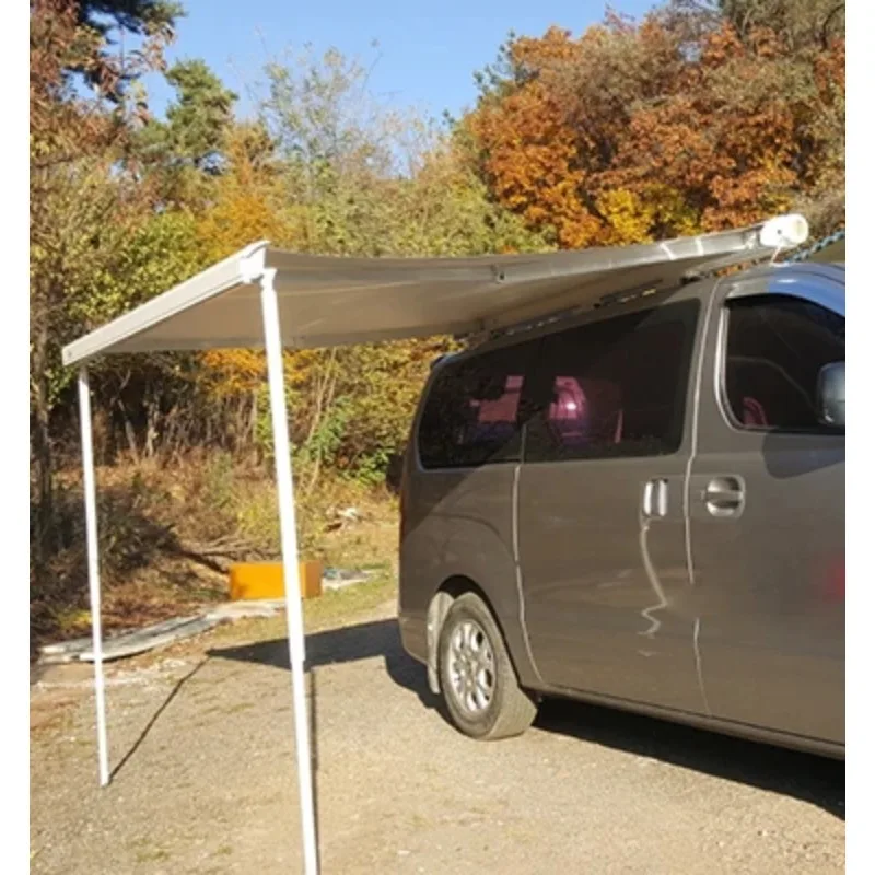 

Wareda 100% Waterproof Aluminum Alloy Roof-mounted Caravan Full Cassette RV Motorhome Awning