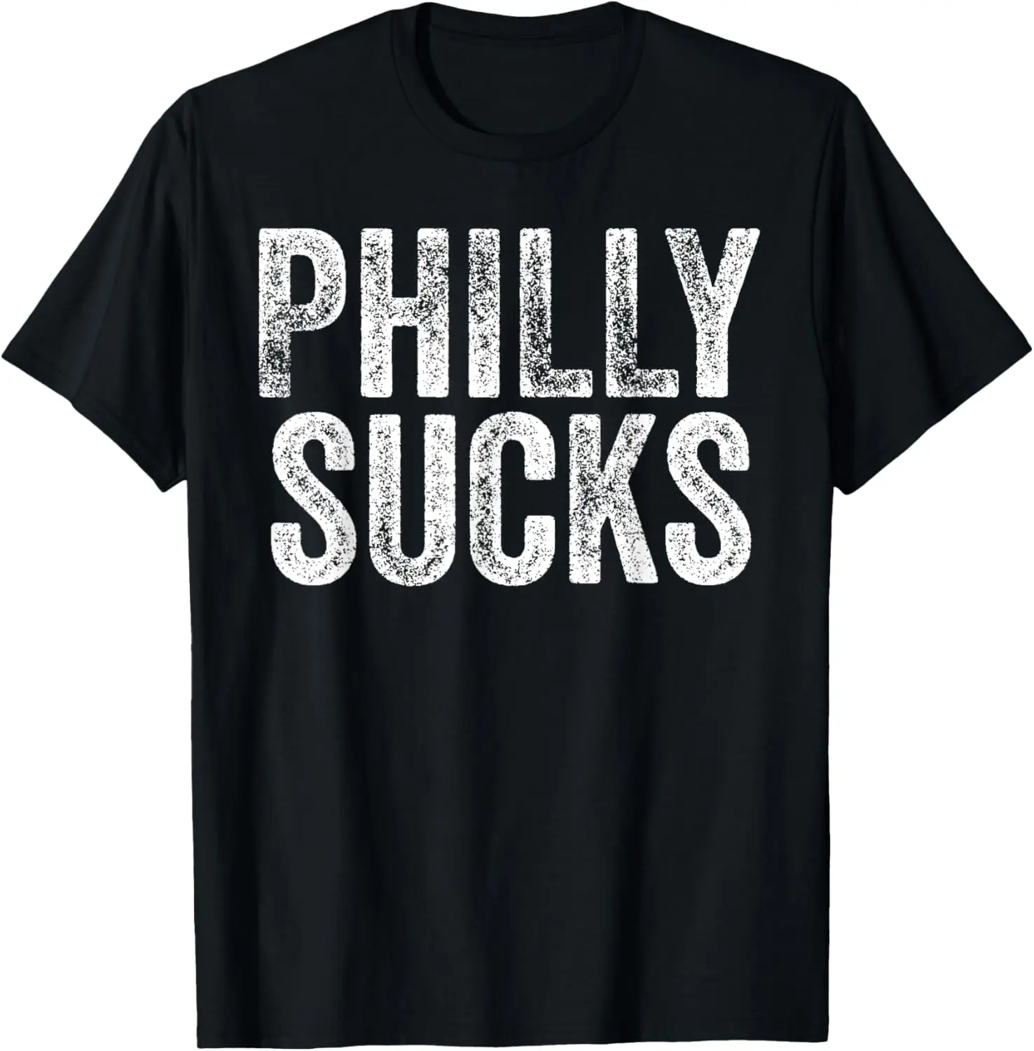 PHILLY SUCKS Funny Philadelphia Hate City Gag Humor Dad Gift T-Shirt