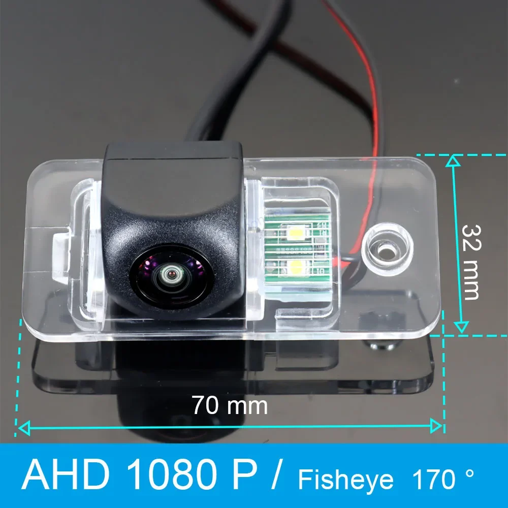 For Audi Q7 4L Q7 TDI 4M 2005~2020 Car Reversing Camera CVBS AHD 1080P 170° FishEye Rear View Camera HD Night Vision Waterproof