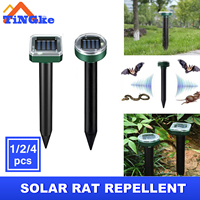 Solar Powered Mouse Repellent Ultrasonic Wave Repels Mice Birds Snakes Outdoor Pest Reject Waterproofing In The Garden