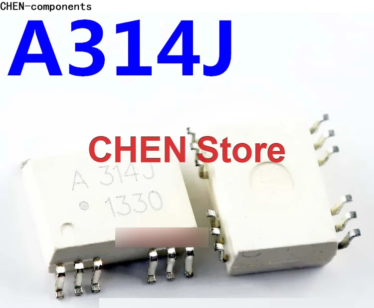10Pcs Originele Optocoupler A314J HCPL-314J Smd