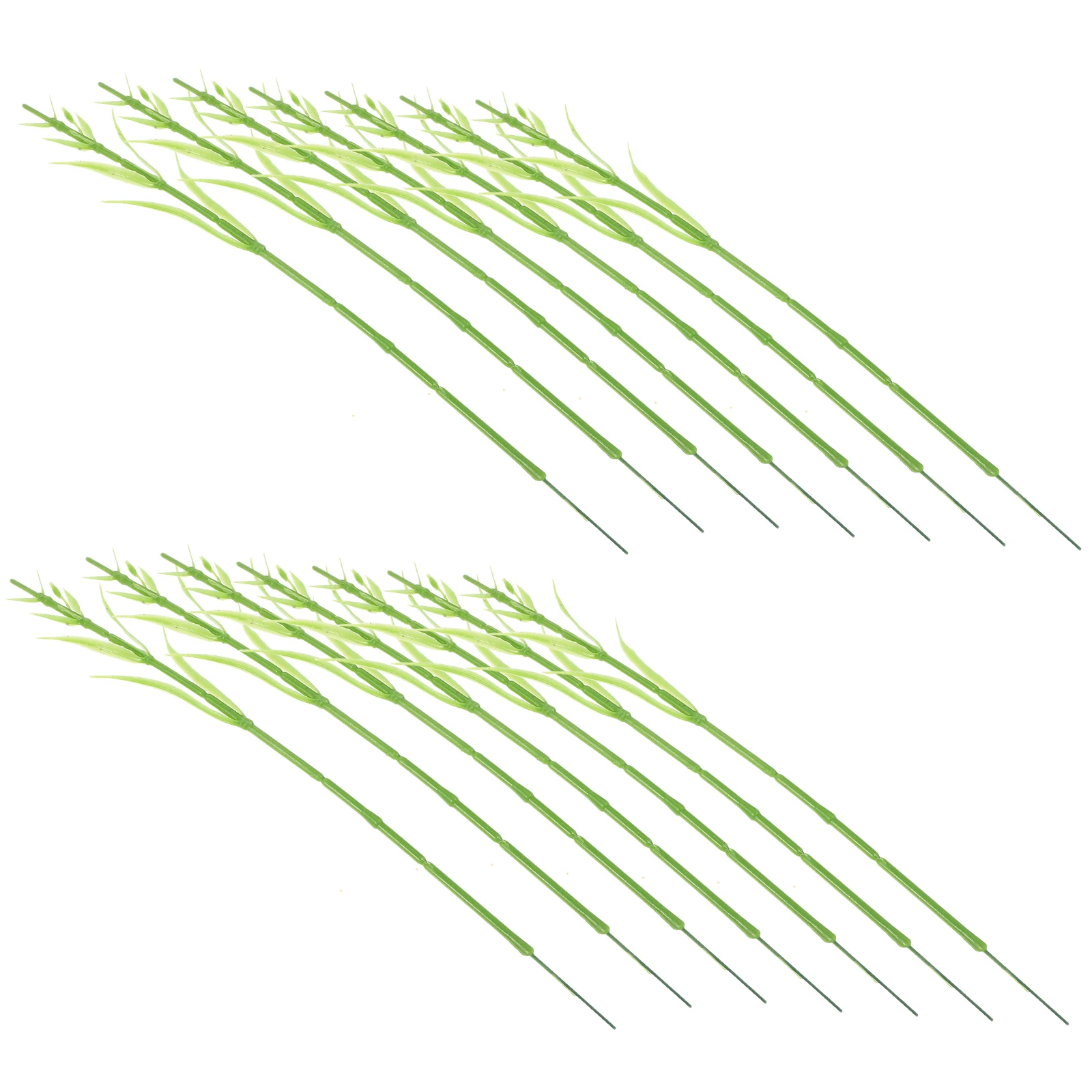 

50 Pcs Carnation Stem Artificial Flower Craft Stems Materials Diy Bouquet Kit Floral Arrangement Accessories Plastic Fake
