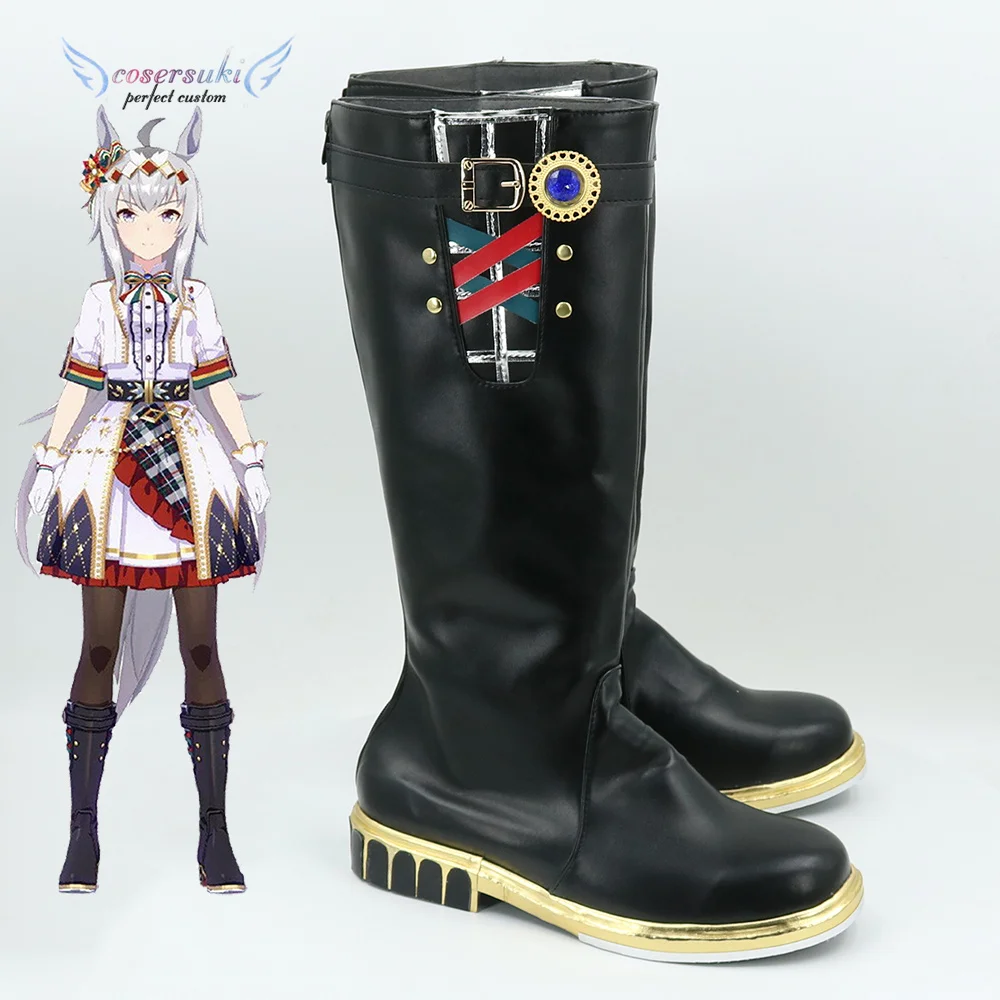 Anime Uma musume Pretty Derby Oguri Cap cosplay Shoes Boots Professional Handmade ! Perfect Custom for You !