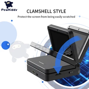 Powkiddy-Consola von offenen Systemspielen tragbar, PS1, IPS Screen Flip, schwarze Version, 16 Simulatoren, Kindergeschenke, 3 6 Hauptverkaufssimulator PS1 - №3