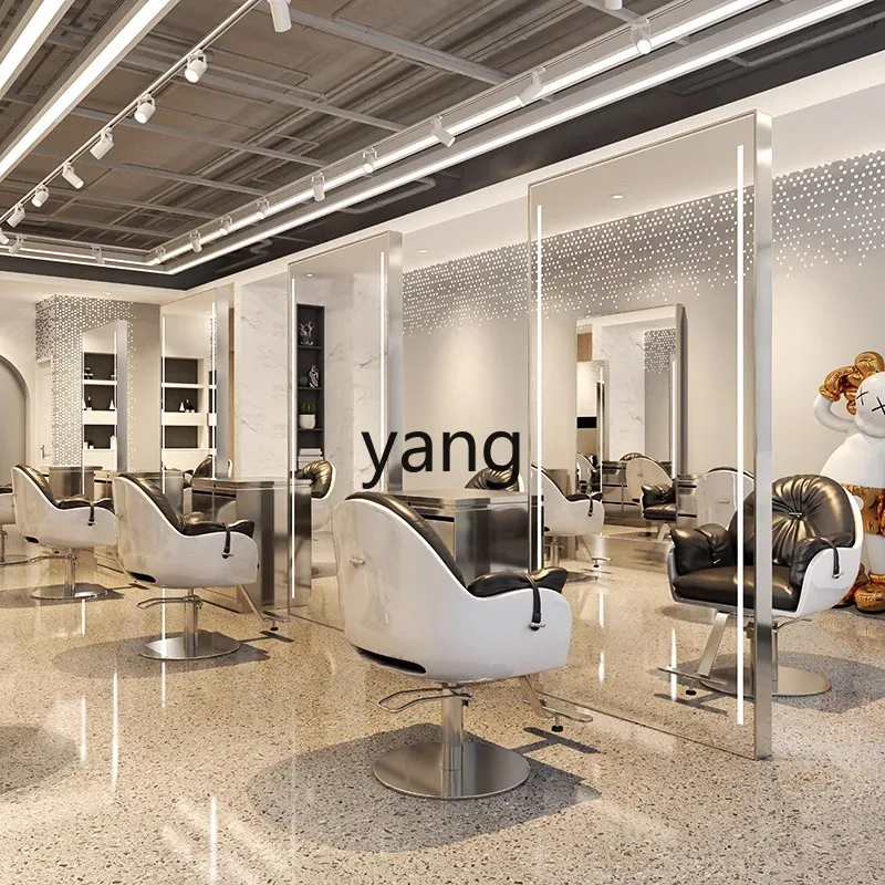 LH barber shop mirror hair salon simple hair cut high definition beauty floor full body mirror