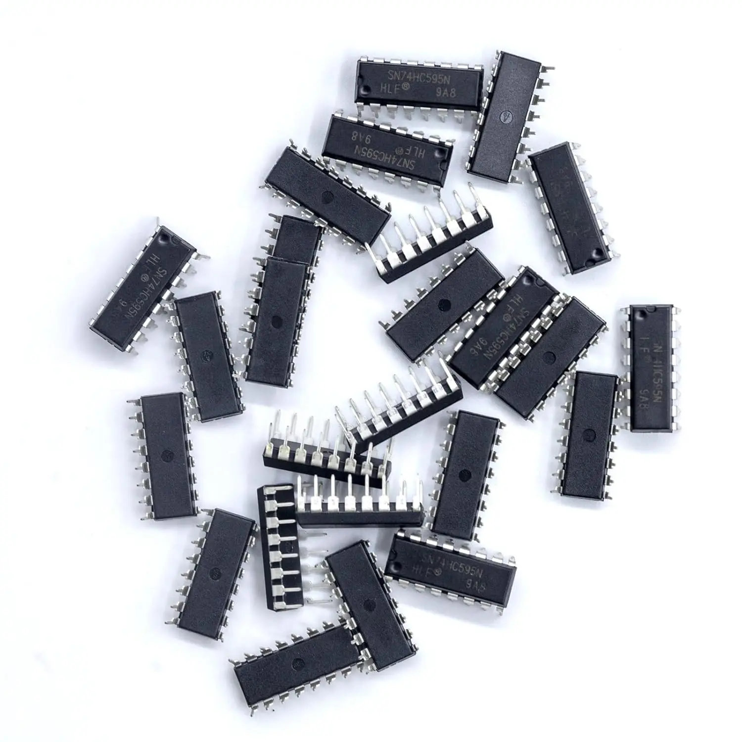 25pcs 74HC595 74595 SN74HC595N 8-Bit Shift Register DIP-16 IC 74hc595 Shift registers