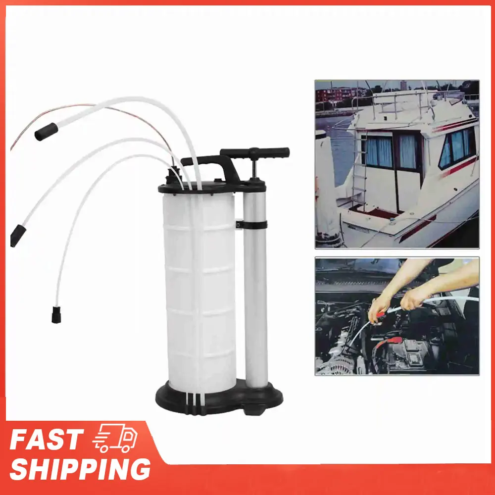

Pump Fluid Vacuum Transfer Hand Operating Tool 9L Waste Oil Water Suction Extraction Tools