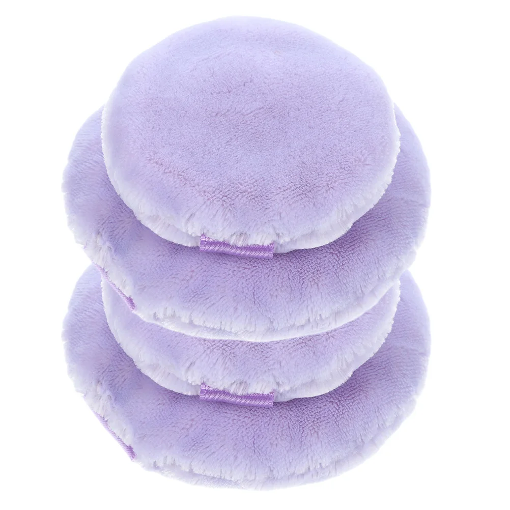 4 Stück kompakte Make-up-Puff für Foundation und Concealer, glatte Oberfläche, Gesichtspuder-Applikator-Pads, Kosmetik-Werkzeuge