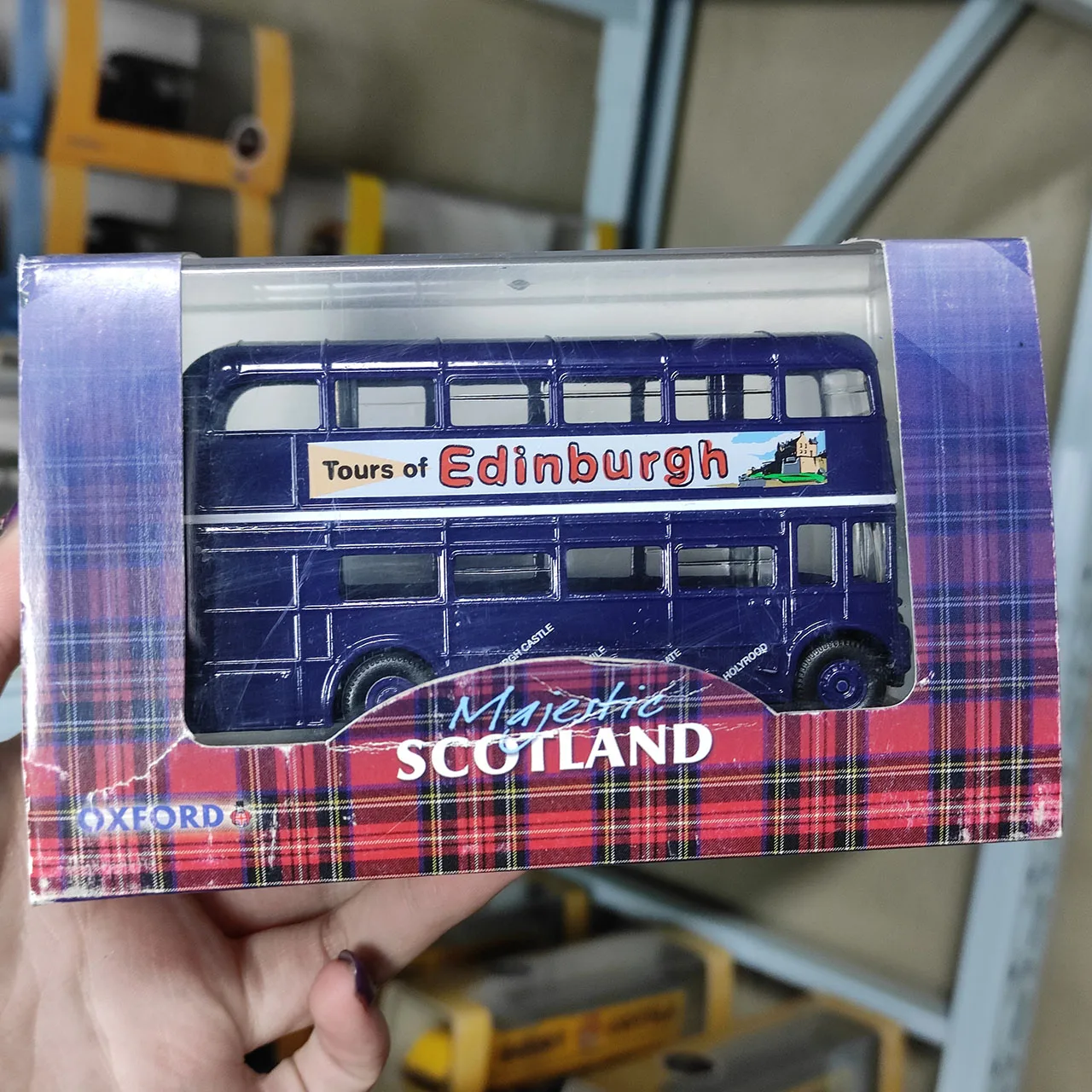 Diecast OXFORD 1:76 Scale Tours of Edinburgh Routemaster Alloy Bus Model