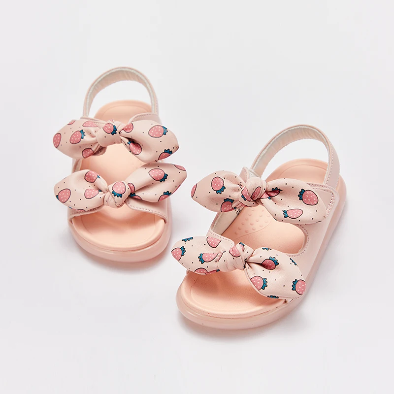 DB2222606  Dave Bella summer fashion baby girls bow appliques shoes cute children girl brand shoes