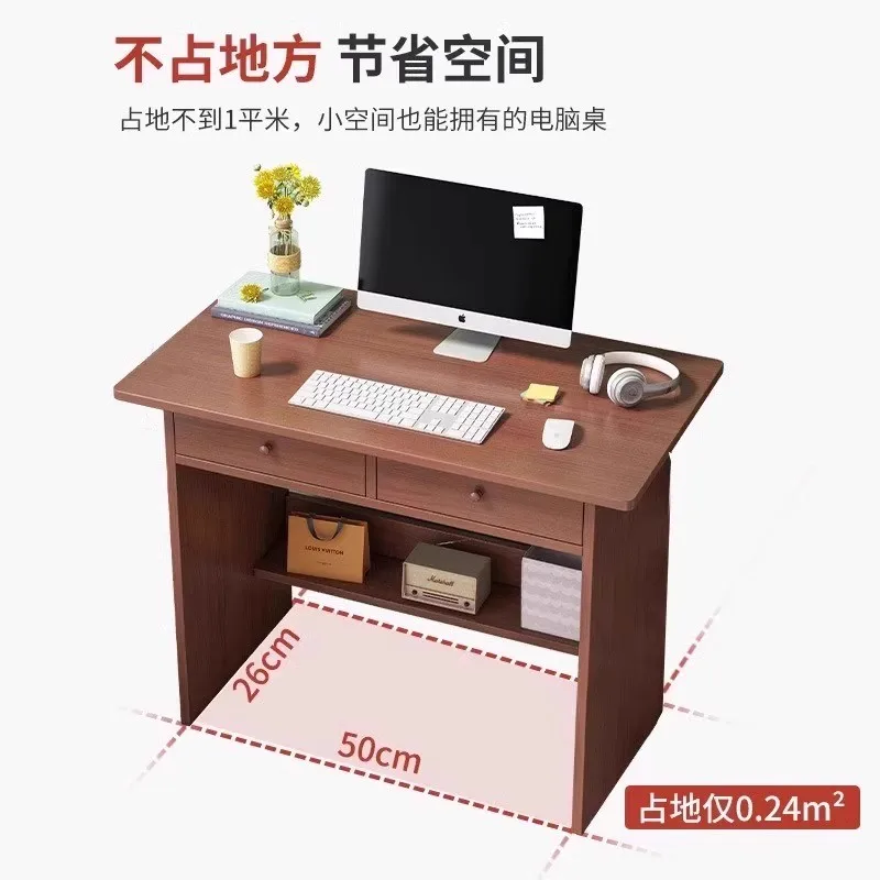 Computer desk Computer desk Desktop household small apartment Simple desk Office drawer