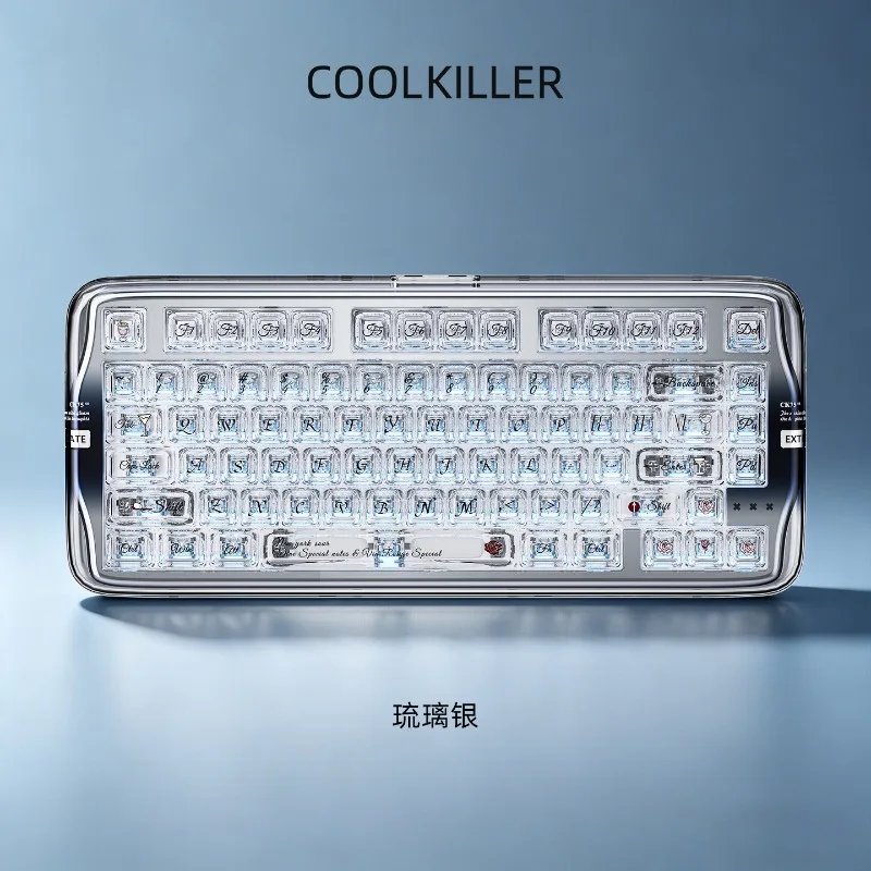 Cool Killer CK75SE Transparent Mechanical Keyboard Bluetooth Tri