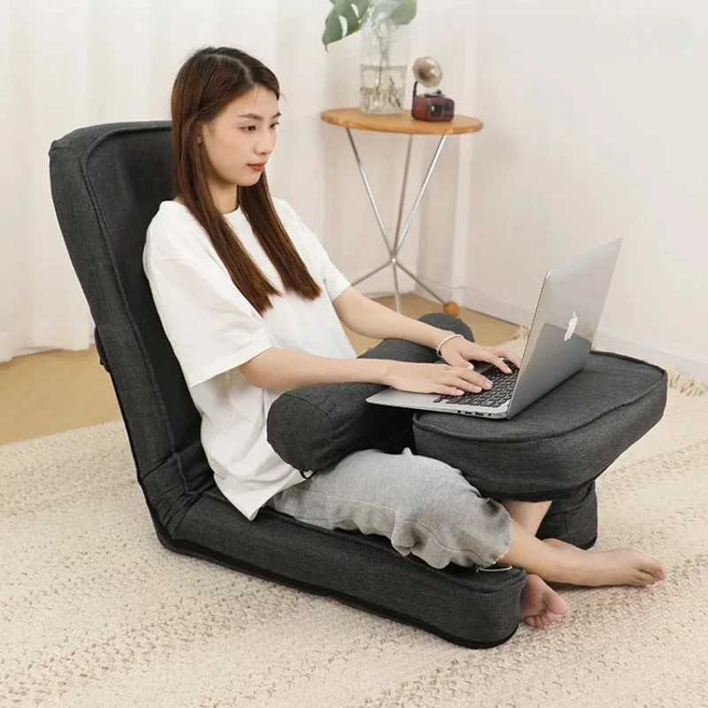 Multi-Functional Tatami Chair Japanese-Style Lounger for Living Room or Balcony Comfortable Bed Chair or Lounge Seating