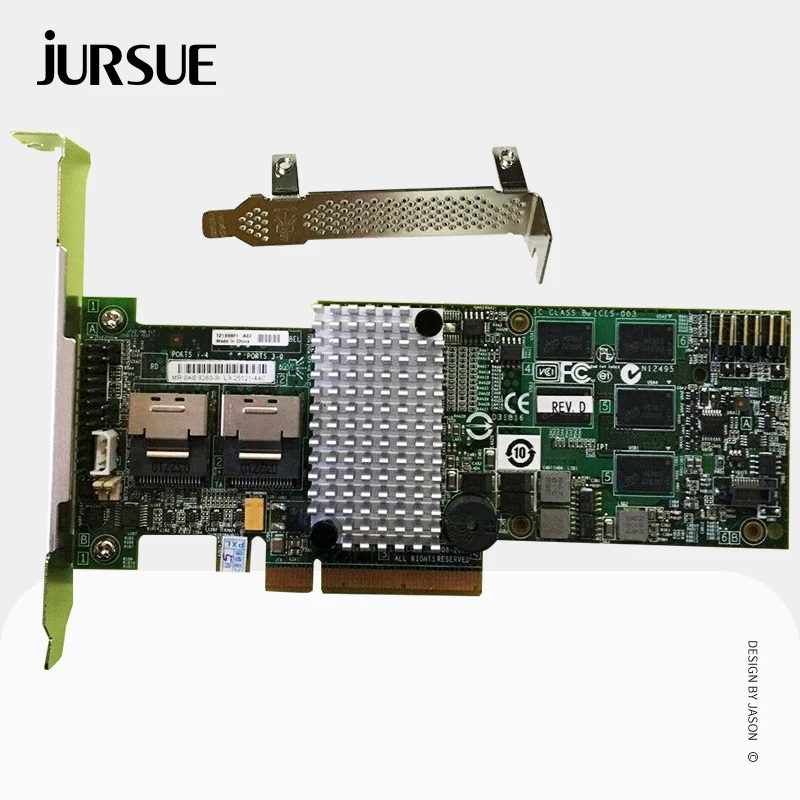 Imagem -03 - Cartão do Controlador do Raid de Lsi 92608i 512mb Sas Sata 8-cartão do Expansor do Raid do Porto Pci-e 6gb