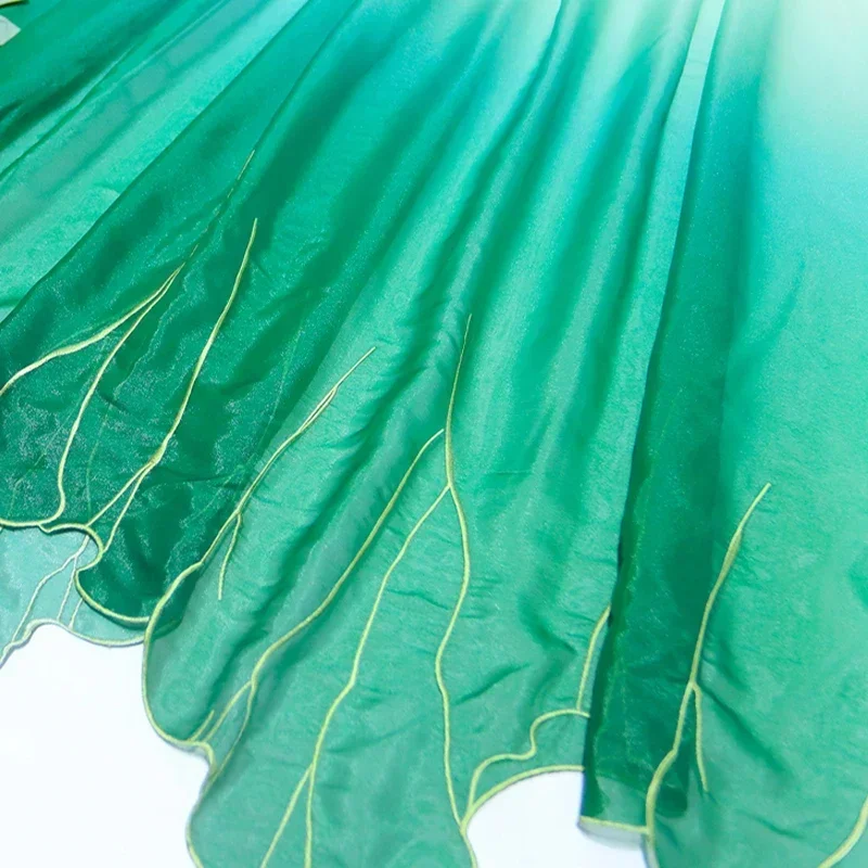 150x50cm-estilo-classico-chines-impresso-folha-verde-chiffon-bordado-tecido-diy-costura-hanfu-vestido-camisas-saia-pano-gradiente