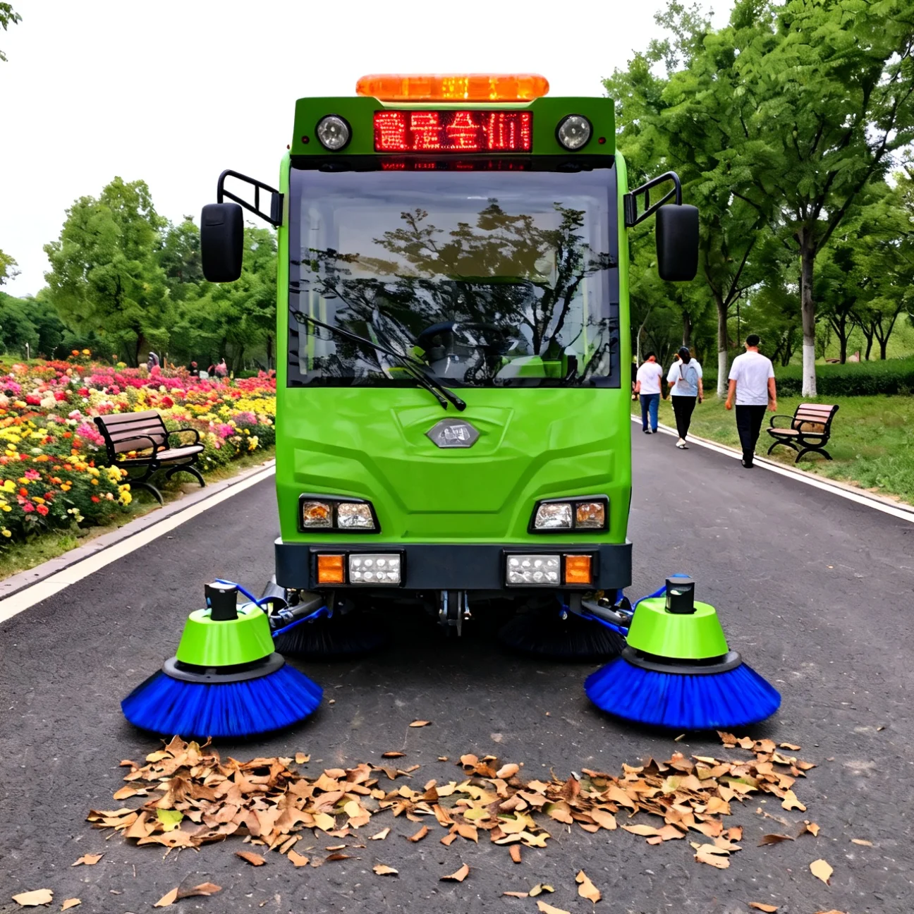 Customized Factory Direct Sale Convenient And Efficient Four-Wheel 240L Trash Can Road Sweeper Community Garbage Collection And