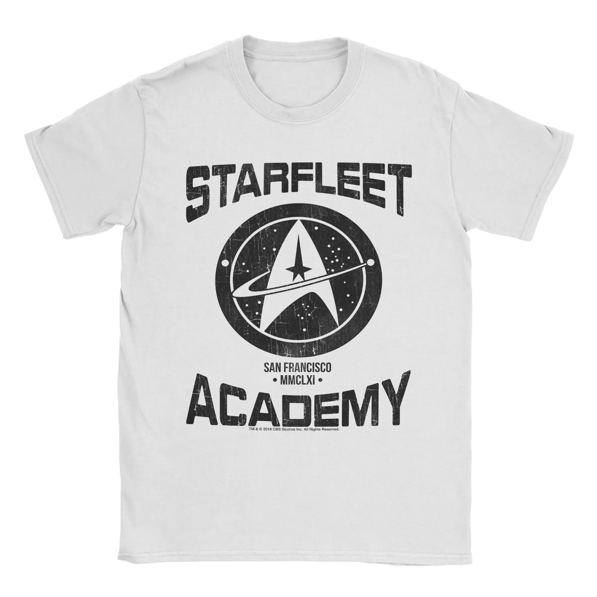 الرجال النساء نجوم الرحلات أكاديمية الفضاء تي شيرت ملابس القطن الخالص فريدة من نوعها قصيرة الأكمام Crewneck تيز هدية فكرة تي شيرت #1