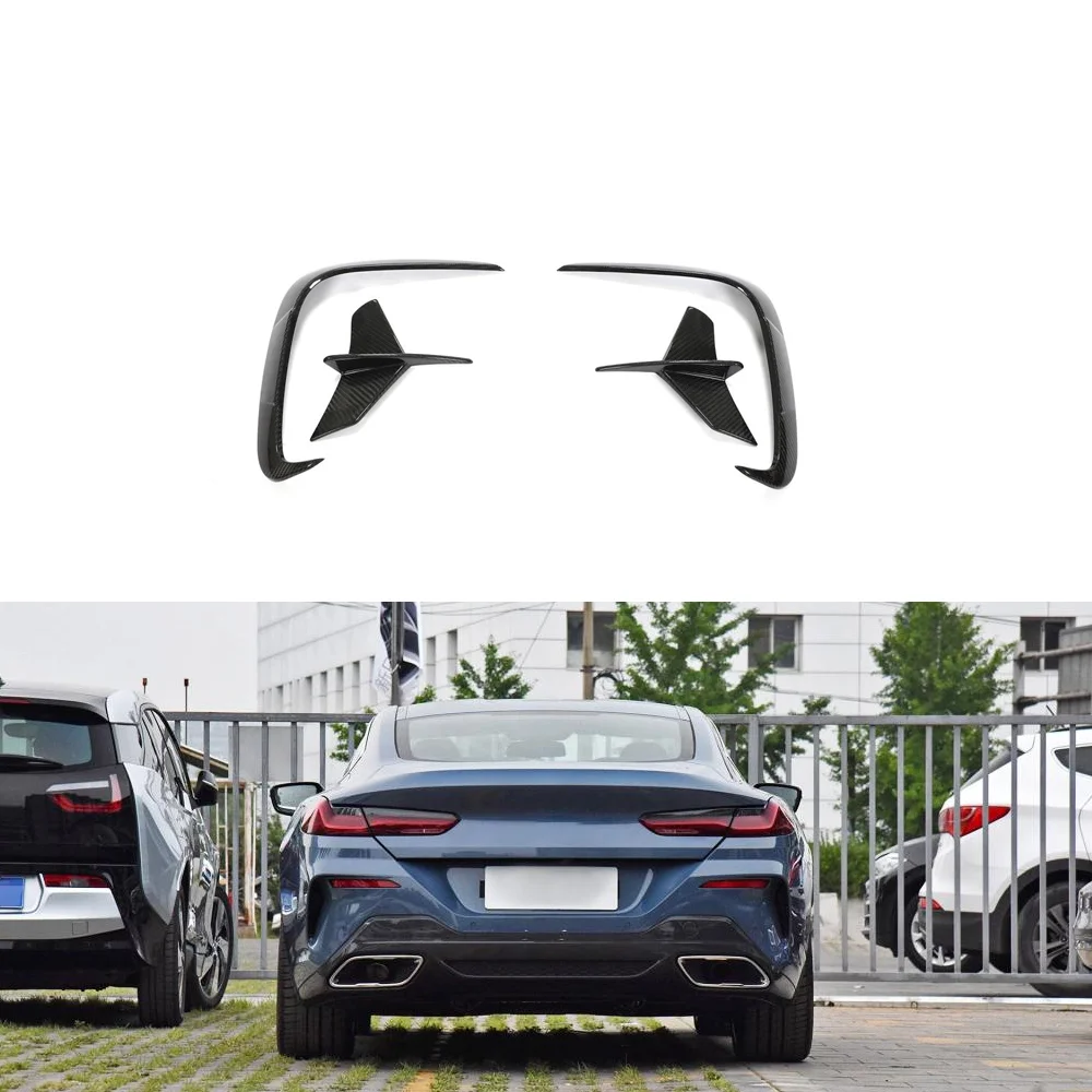 

Dry Carbon Fiber G14 Rear Bumper Vents for BMW G14 G15 G16 840i M850i M Sport 2020-2023 Trunk Wing Body Kit Splitter Cover Trim