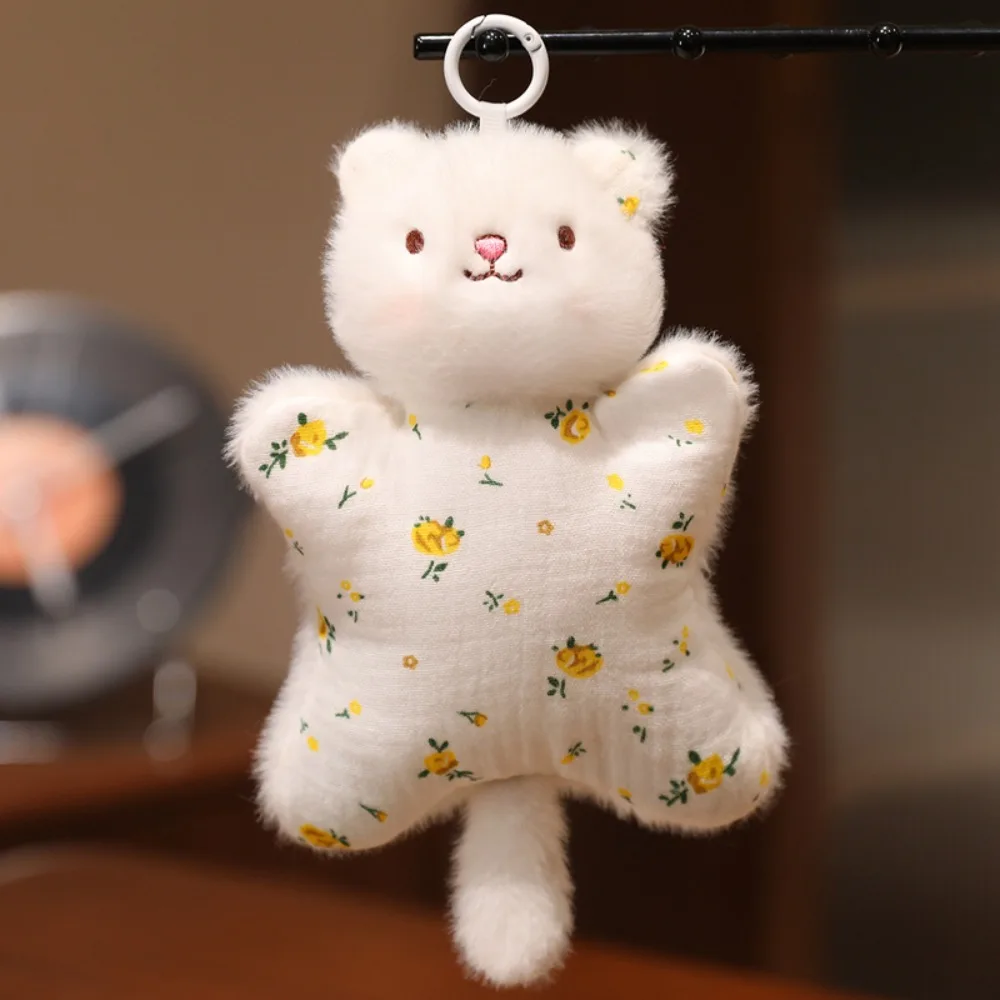 ตุ๊กตาคาปิบาร่าแบบจำลอง ตุ๊กตาแพนด้าการ์ตูนขนปุย จี้ตุ๊กตากระต่ายนุ่มนิ่มน่ารัก ของตกแต่งแขวน