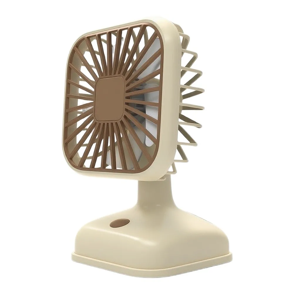 Handheld Electric Fan with Adjustable 6-Speed Settings Stable Base Function and Low Noise for Comfortable Summer Use