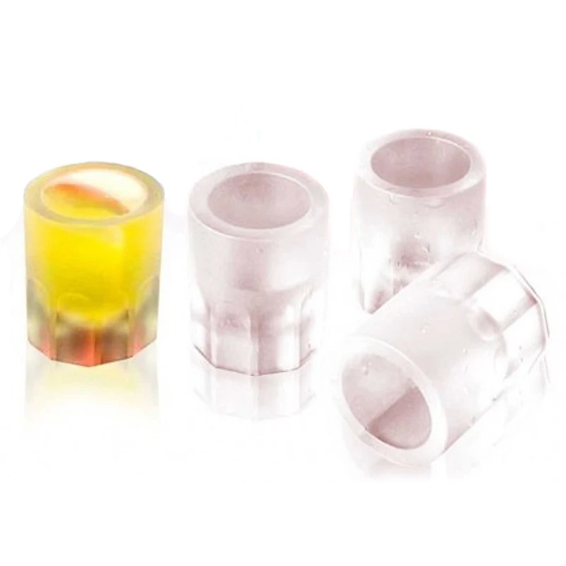 

Silicone Shot Glass Ice Molds Ice Cube Trays for Freezer Mini Wine Glass Moulds for Home Party Silicon Ice Cup Mold