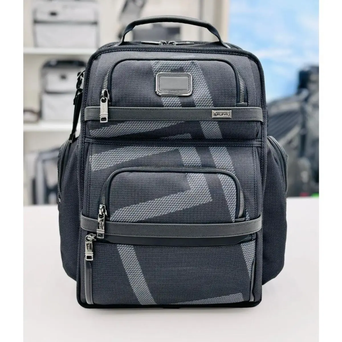 حقيبة ظهر للكمبيوتر للرجال من النايلون الباليستي 2603578D3 Alpha3 Series أنيقة مقاومة للماء للاستخدام اليومي #1