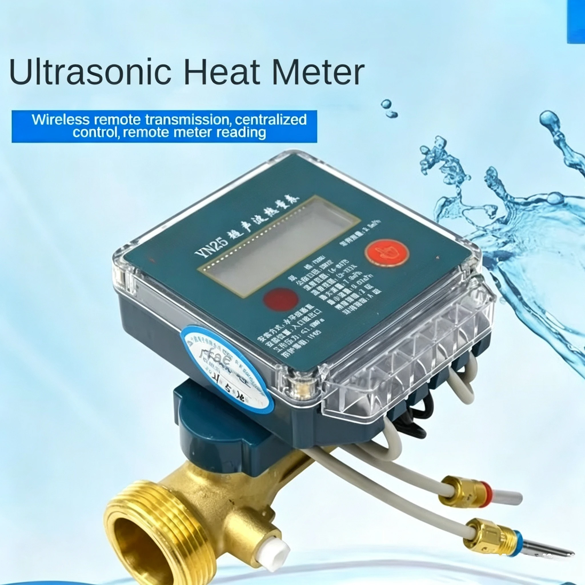 DN15/DN20/DN25/DN32/DN40 Central Heating Central Air Conditioning Heating Heat Metering Ultrasonic Heat Meter