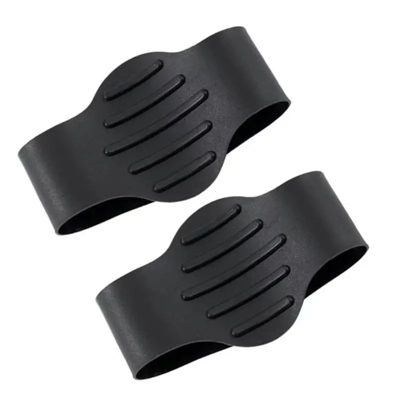 

AEF6-Soccer Lace Bands Silicone Youth Soccer Lace Bands Football Accessories High Grip Design Elastic Protector Keeps Laces