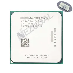 A6-3600 A6 3600 AD3600OJZ43GX AD3600OJGXBOX 2.1 Ghz Quad Core 4M 65W Socket FM1 CPU processor