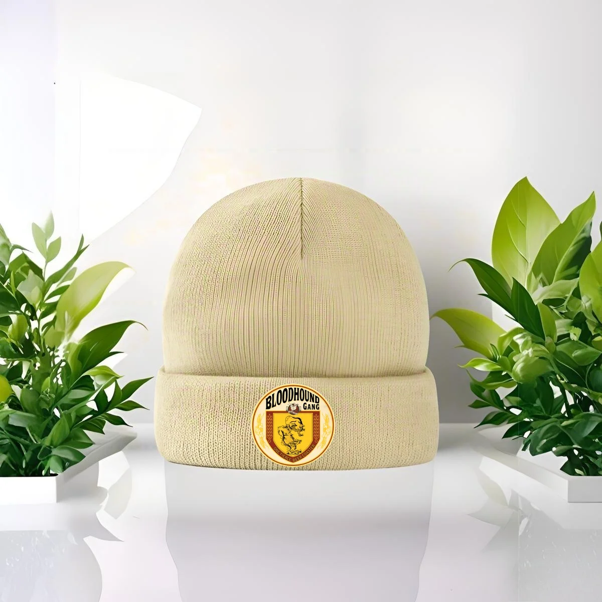 BLOODHOUND GANG 2026 새로운 유니섹스 니트 모자 - 멀티 컬러, 따뜻하고 편안한 겨울 모자, 남성용 스타일리시한 모자
