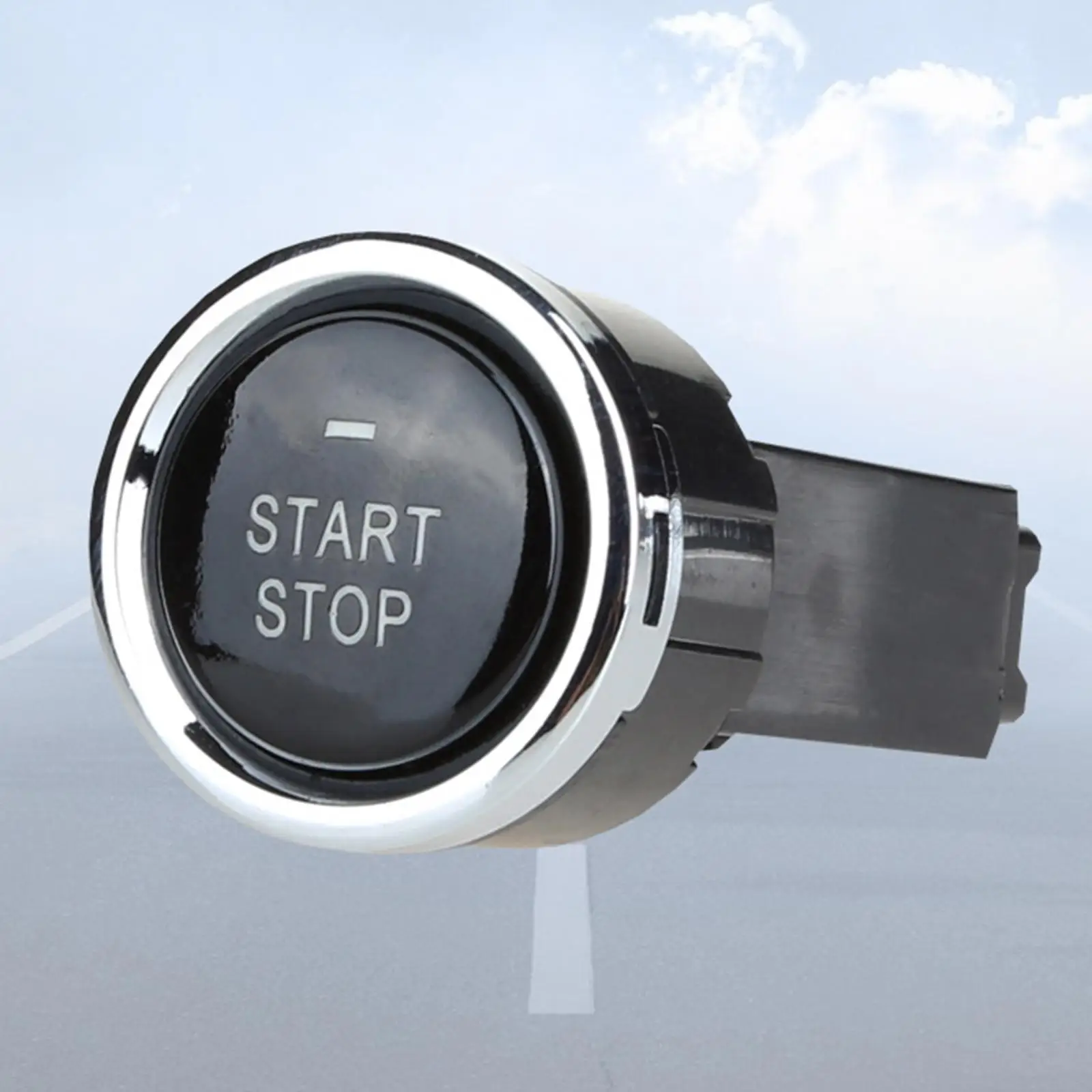 

Ignition Starter Switch Push to Engine Start Stop Button Switch Accessory Easily Install Lightweight Sturdy Repair Parts