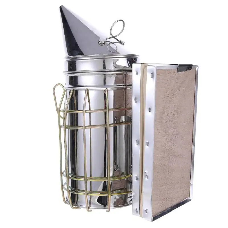 Extra-Large 31cm Extra-Height Stainless Steel Beekeeping Smoker Beekeeping Tool Apiculture Beekeeping Tool Bee Smoker Bee Tools