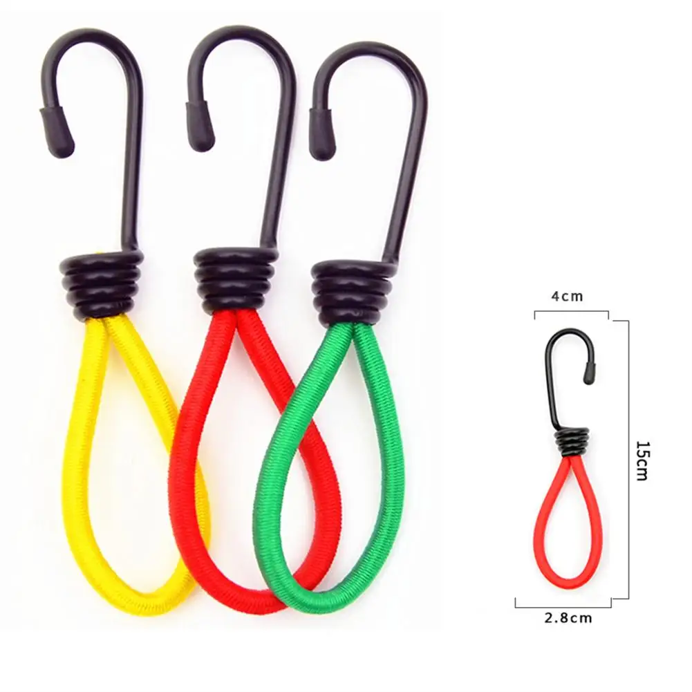 

Outdoor Tent Elastic Buckle Latex Elastic Rope Camping Tent Canopy Windproof Rope Buckle Ground Nail Fixing Buckle